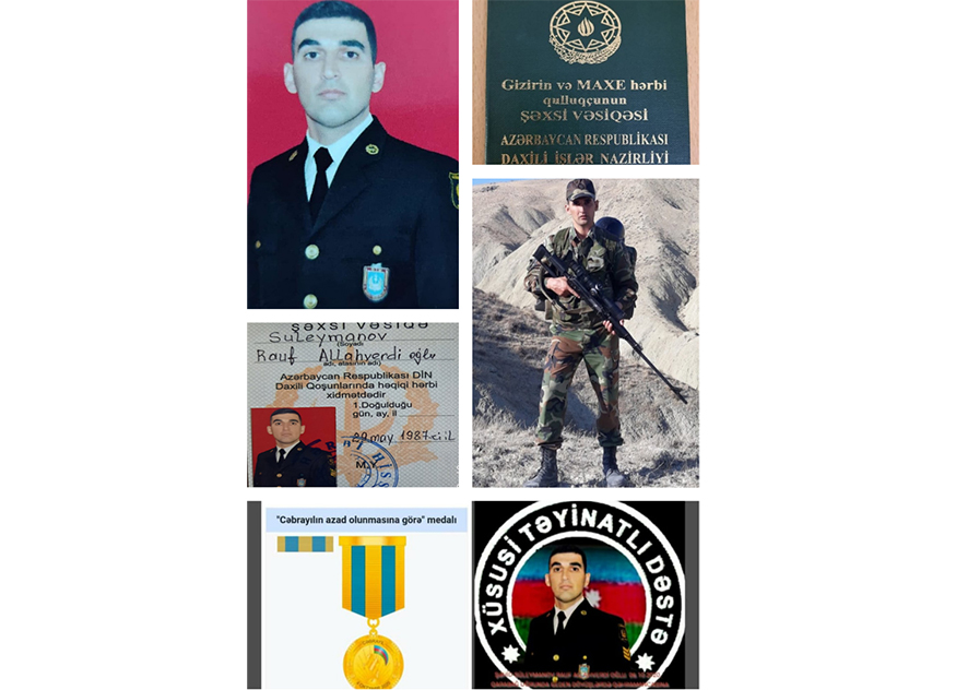 Vətən Müharibəsinin şəhidi Rauf Süleymanovun doğum günündən 37 il ötür