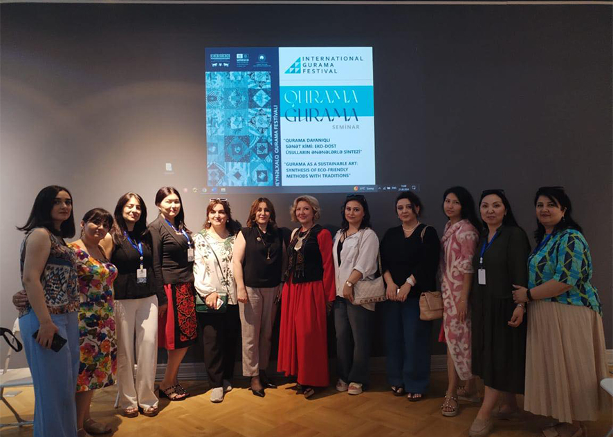 Muzeyin əməkdaşları Beynəlxalq Qurama Festivalı çərçivəsində keçirilən seminarda çıxış ediblər