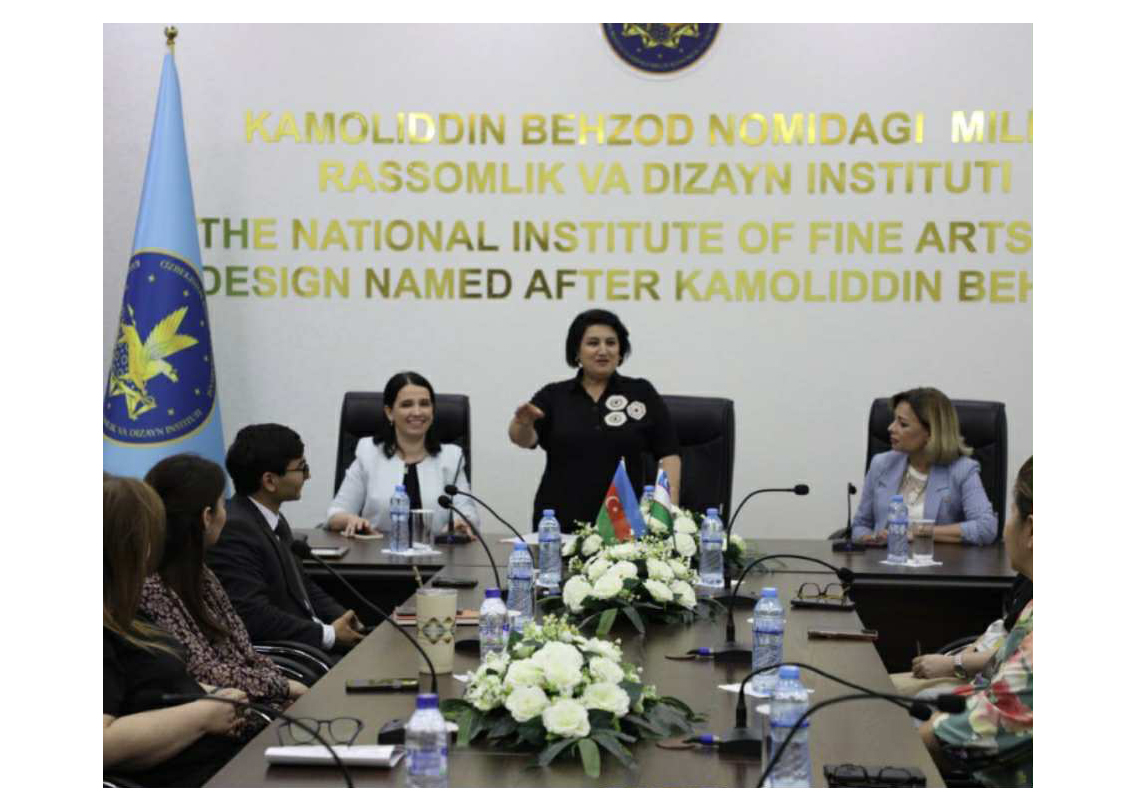 Muzeyin əməkdaşı Özbəkistan Milli Rəssamlıq və Dizayn İnstitutunda seminar keçirib