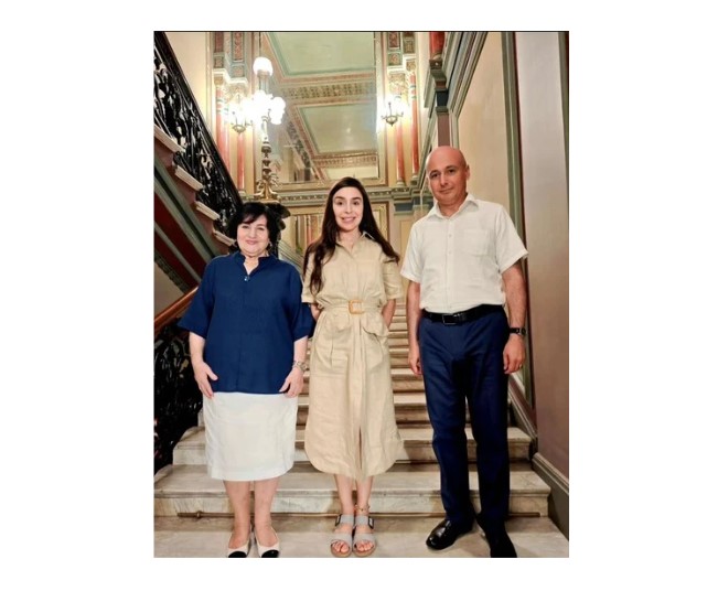 Heydər Əliyev Fondunun vitse-prezidenti Leyla Əliyeva Milli Azərbaycan Tarixi Muzeyində olub