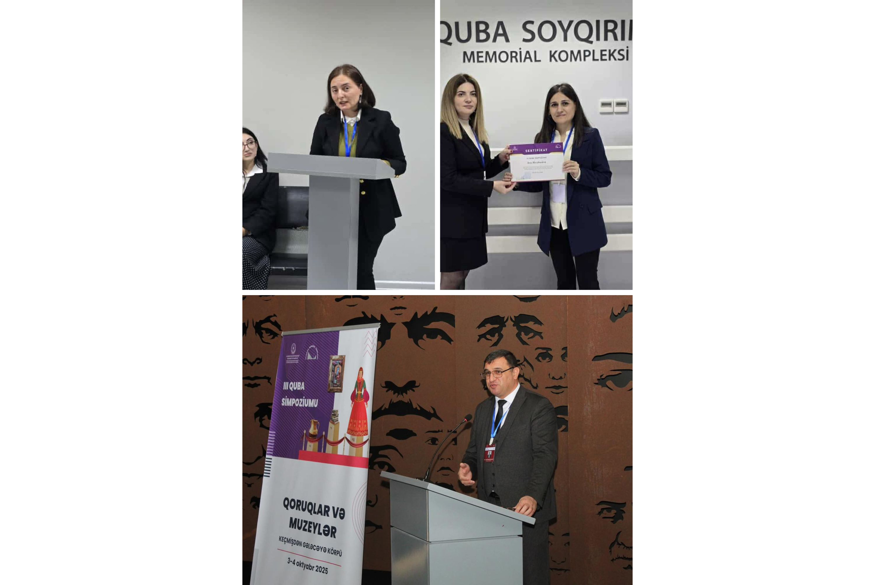 Muzeyin əməkdaşları “Qoruqlar və Muzeylər– Keçmişdən Gələcəyə Körpü” adlı III Quba Simpoziumunda iştirak ediblər