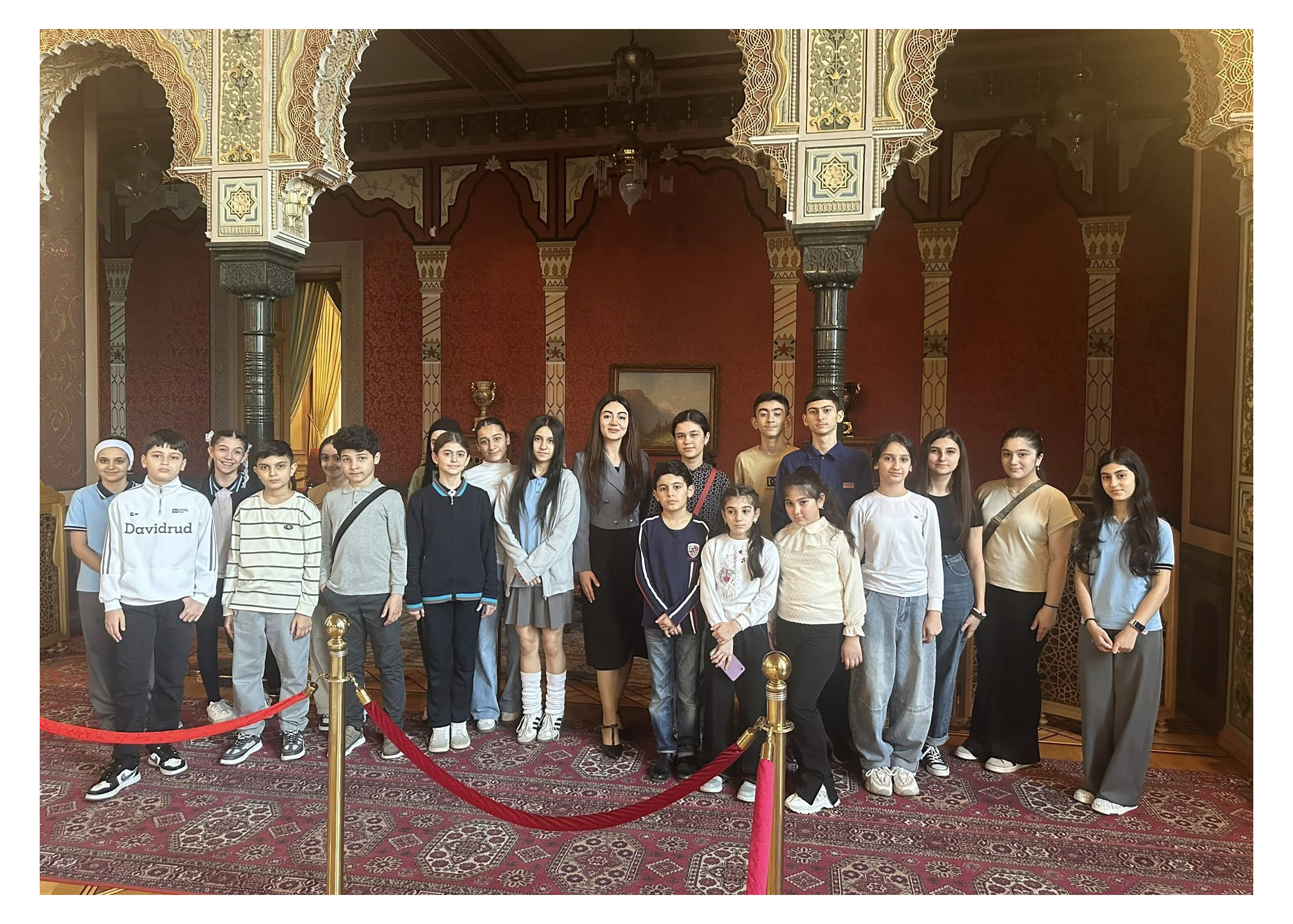 Muzeydə Zəfər gününə həsr olunmuş  interaktiv dərs keçirilib