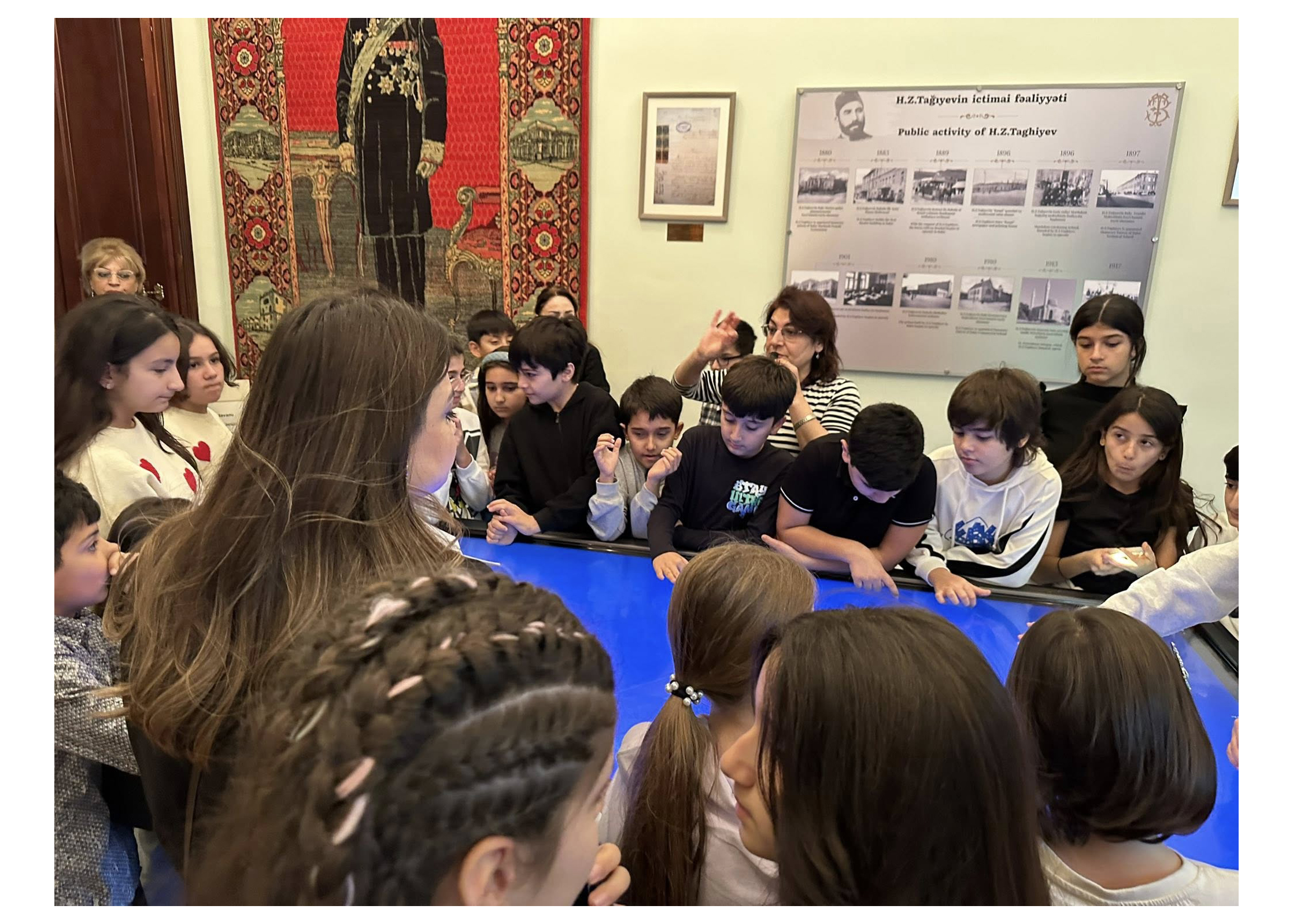 Muzeydə növbəti interaktiv dərs keçirilib