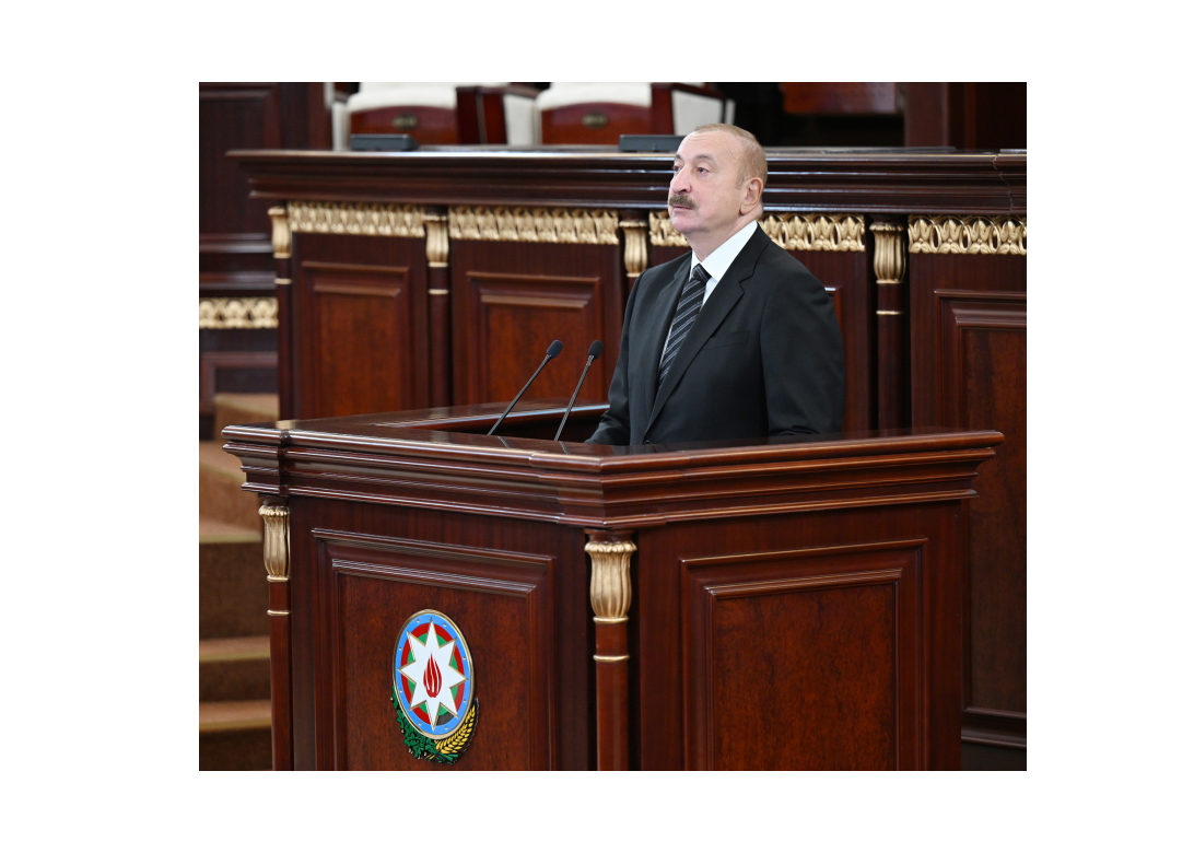 Prezident İlham Əliyev AMEA-nın 80 illik yubileyinə həsr olunmuş tədbirdə çıxış edib