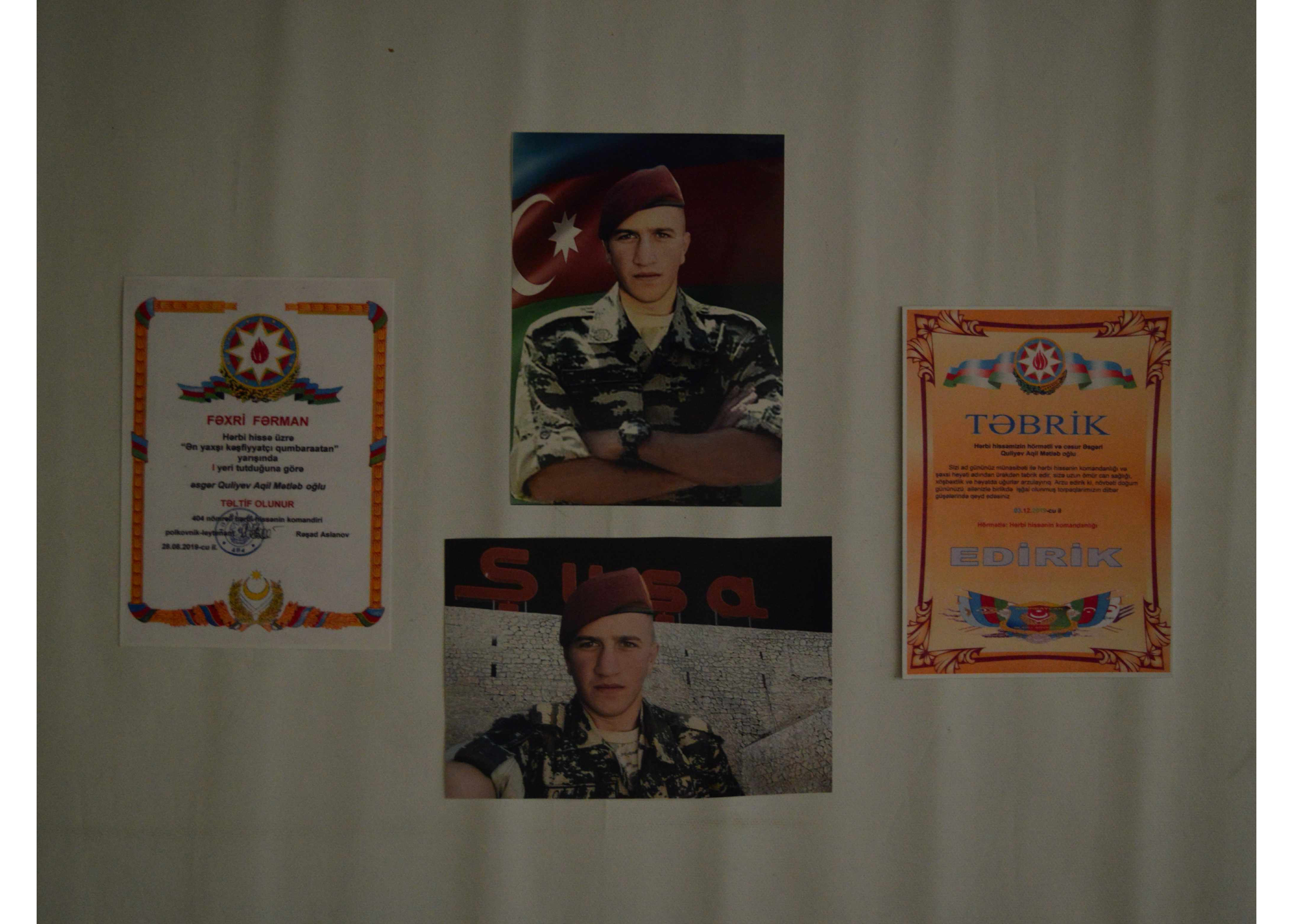 Vətən Müharibəsinin şəhidi Aqil Quliyevin doğum günüdür