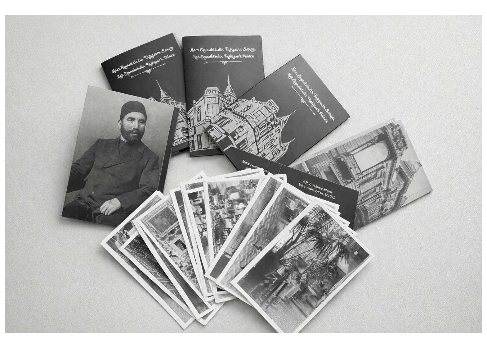 Xeyriyyəçi Hacı Zeynabaldin Tağıyevin sarayına həsr olunmuş açıqcalar toplusunu təqdim edirik