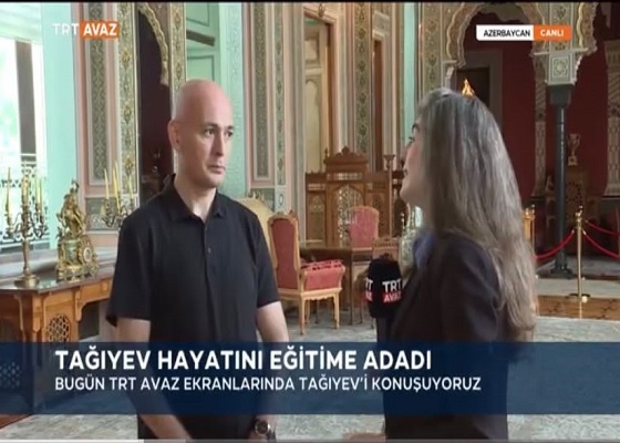Телеканал TRT Avaz подготовил сюжет о Гаджи Зейналабдине Тагиеве.